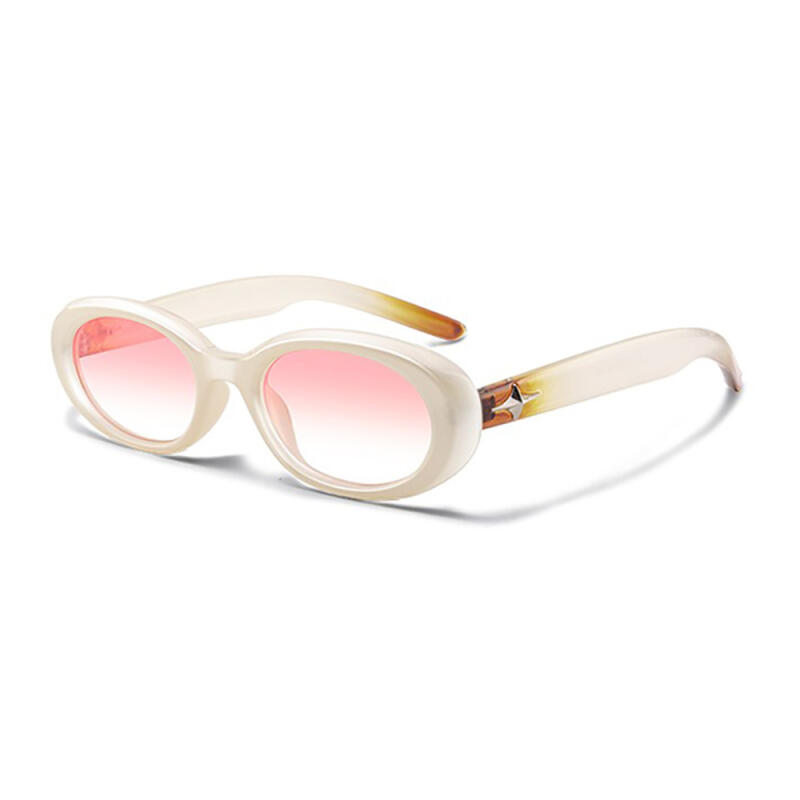 NeoRetro 20300 Ugly Sonnenbrille C2 Elfenbeinrosa