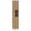 Bathroom Cabinet with Open Shelf DELFT Artisan Oak