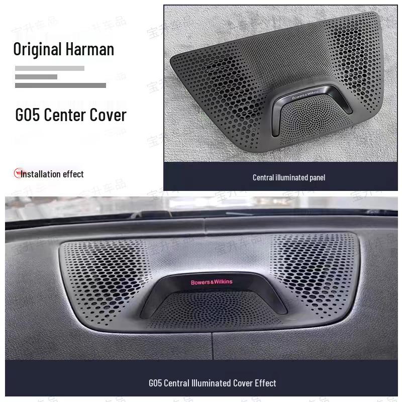 BMW Bowers & Wilkins Tweeter Speaker A-Pillar Luminous Cover Upgrade