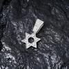 Versatile Punk Style Rhinestone-Inlaid Hip Hop Star Pendant Necklace in Zinc Alloy