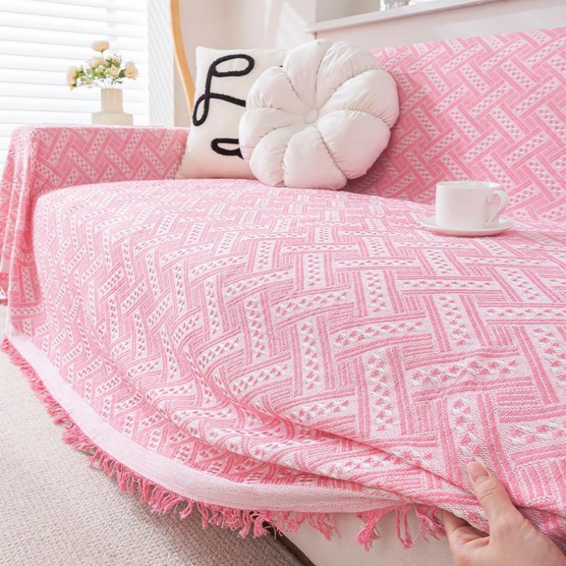 Sofabezug Decke Einfarbig Rutschfest Sofa Handtuch für Wohnzimmer Möbeldekor Wandteppich Couchbezug