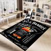 Jack Daniel'S Poker Night Carpet For Playroom Bedroom Living Room Sofa Home Decorkids Game Area Rug Nonslip Floor Mat