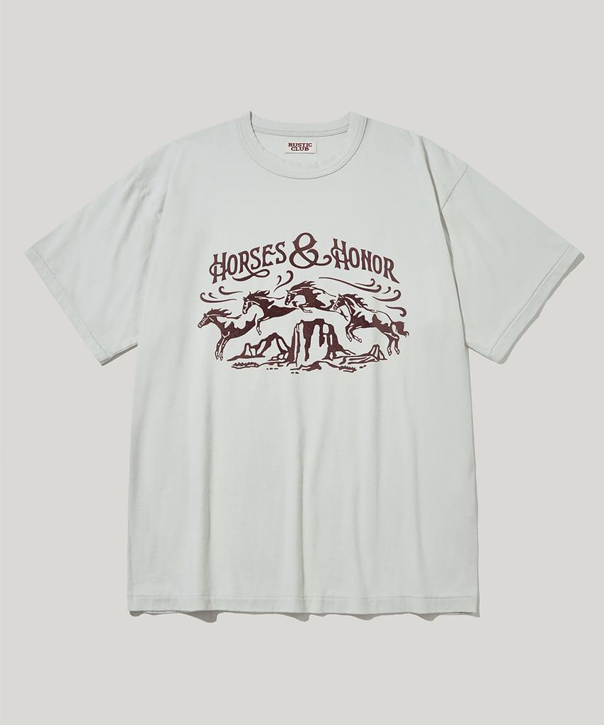 RUSTICCLUB Vintage Inspired H&H T-Shirt_Light Gray