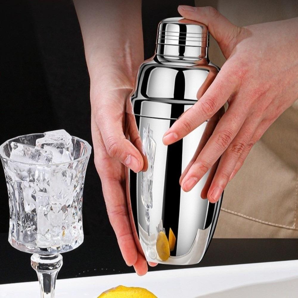 250/350/550/750ml Cocktail Wobble Cup Stainless Steel Bartending Tools Martini Mixing Bottle  Beach