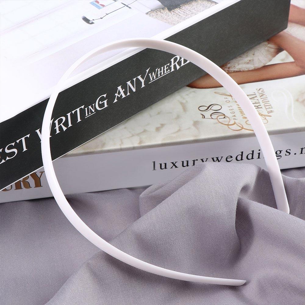 New Fashion Women Girl Hair Accessories Plastic Hair Band Headband No Teeth Hairband Plain Lady