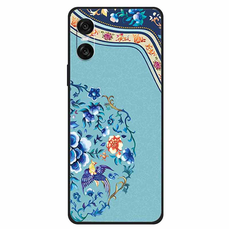 Etui na Sony Xperia 10 VI Unikalny Wzór Drukowany TPU Odporny na Upadki Pokrowiec na Telefon