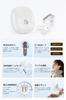 Nakamichi My Music Hue Wireless Bluetooth Three EQ Spatial Gaming Up to 28 Hours of Single Ear Earphones Lavender White Earbuds, 5.4, Modes,