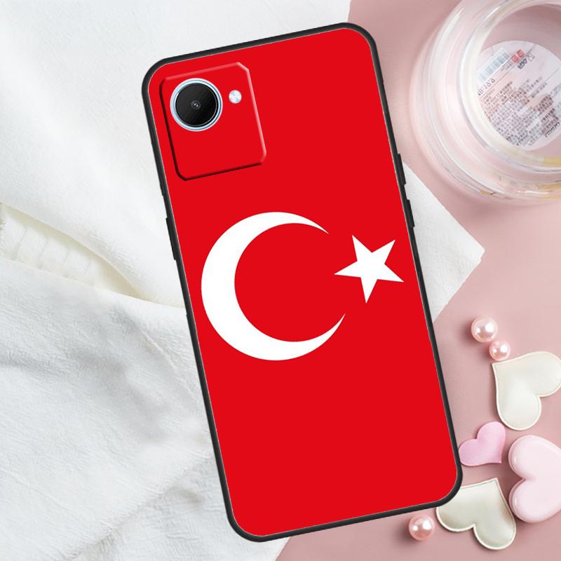 

Turkey Turkish Flag For Realme 14 Pro Plus 10 11 12 13 GT 7 Pro GT 5 6 6T C67 C61 C53 C51 C21Y C25S C75 C55 Case Realme C67 4G