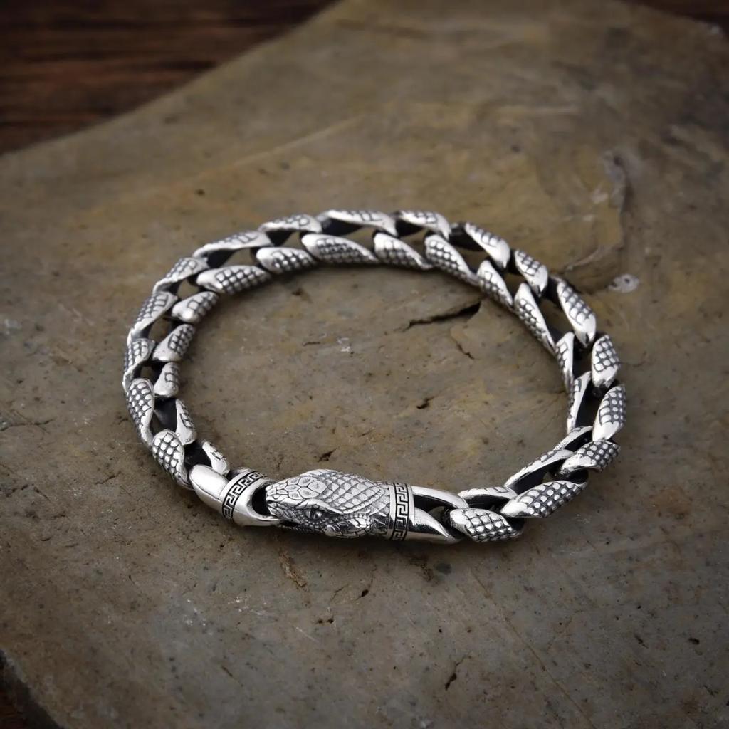 Nowa bransoletka Python dla mężczyzn, Bezpieczna, Seiko, Trend Retro