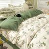 Thickened Brushed Four-piece Bed Sheet and Quilt Cover Three-piece Set Four-season Autumn and Winter Bedding Duvet Cover
