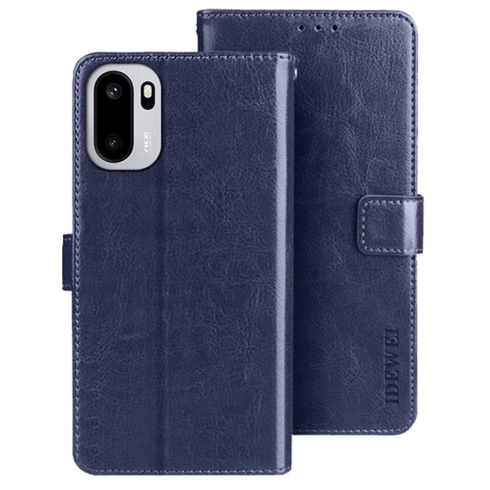 IDEWEI For OnePlus 15R 5G/Ace 6T 5G/Ace 6 5G Stand Case Crazy Horse Texture Leather Phone Cover