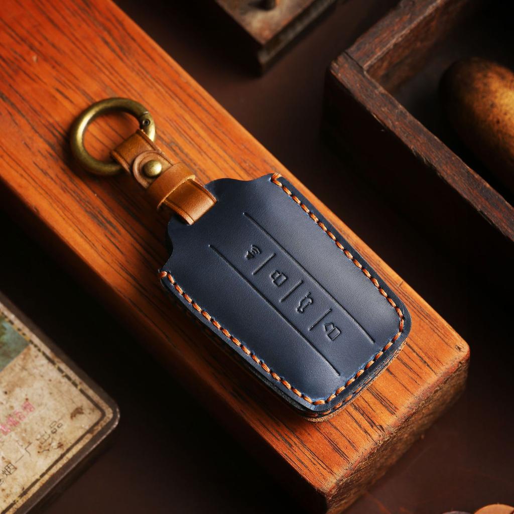 Leather Key Cover Is Suitable For Great Wall Wei Pai New Tank 300 Key Bag Handmade Auto Supplies Key Cover