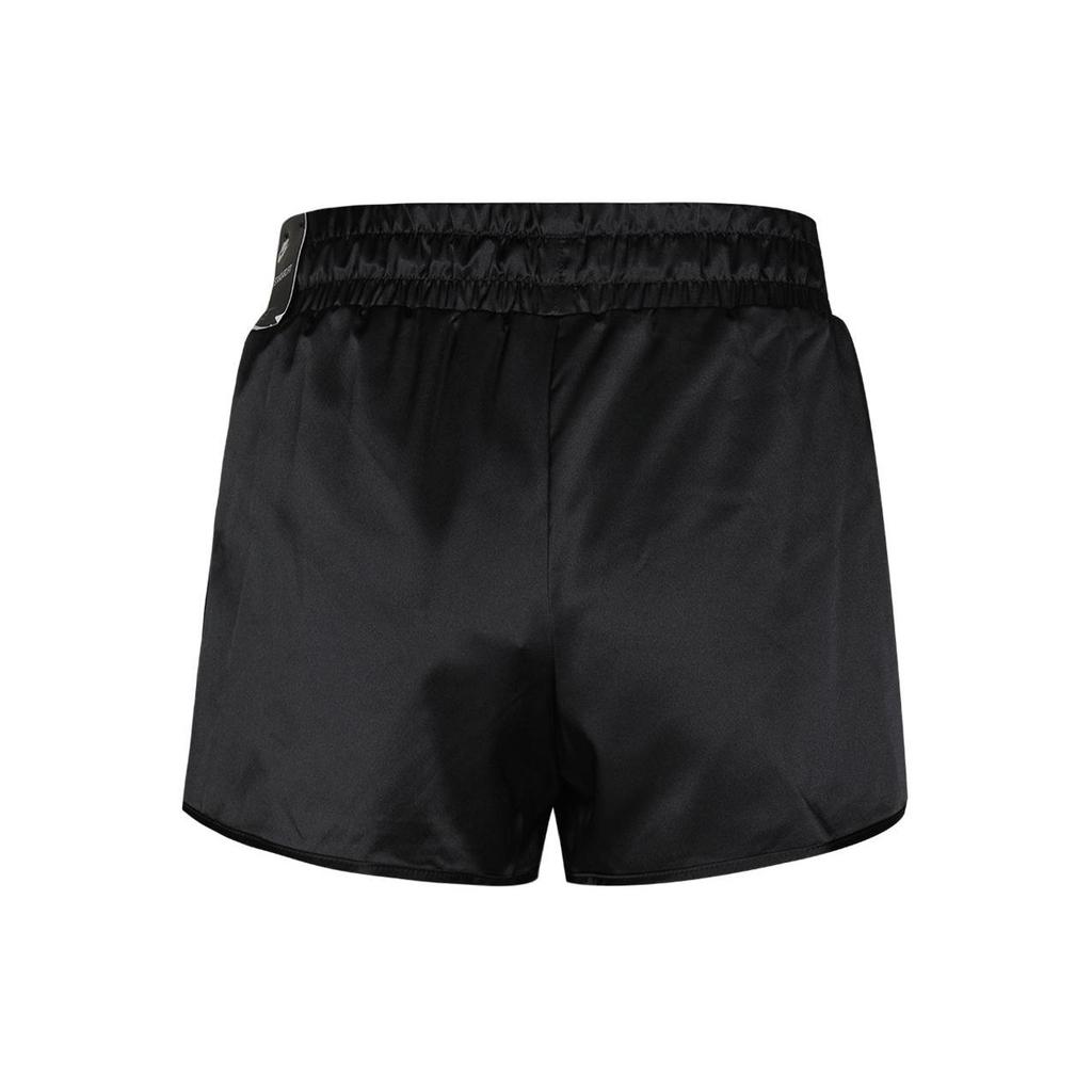 Nike Solid Color Brand Logo Print Elastic Waist Straight Casual Shorts Women shorts Black BV4630-010