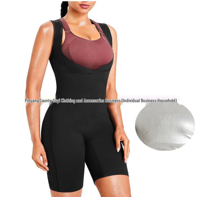 Damen Trainingsanzug Shaper: Brust- und Armlifting, Bauchkontrolle, Taillenformer, Body mit kurzen Ärmeln.