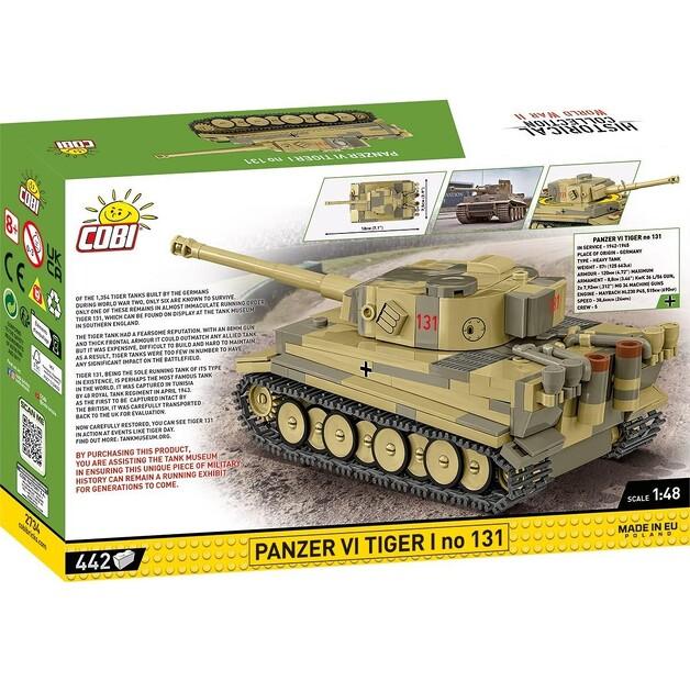 Plastikbausatz COBI Historical Collection WWII Panzer VI Tiger I COBI-2734