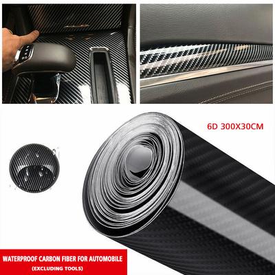 6D Carbon Fibre Vinyl Car Stickers Self-Adhesive Waterproof Bubble-Free Eagool Car Stickers Suitable for Appearance /& Interior of Motorcycles Computers Cars 150 x 30 cm