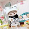 niannyyhouse 10cm~15cm 20cm 40cm Plush Toy Clothes, Hat, Hoodie, Vest, Pants, Secret Agent Bear Suit, Cotton Doll, Dress-Up Accessories (10cm~15cm)