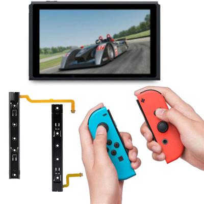 1/2Pcs Replacement Rail Slider Set Flex Cable Metal Structure Simple Installation Handle Slide Rail DIY Repair Tool for Nintendo Switch