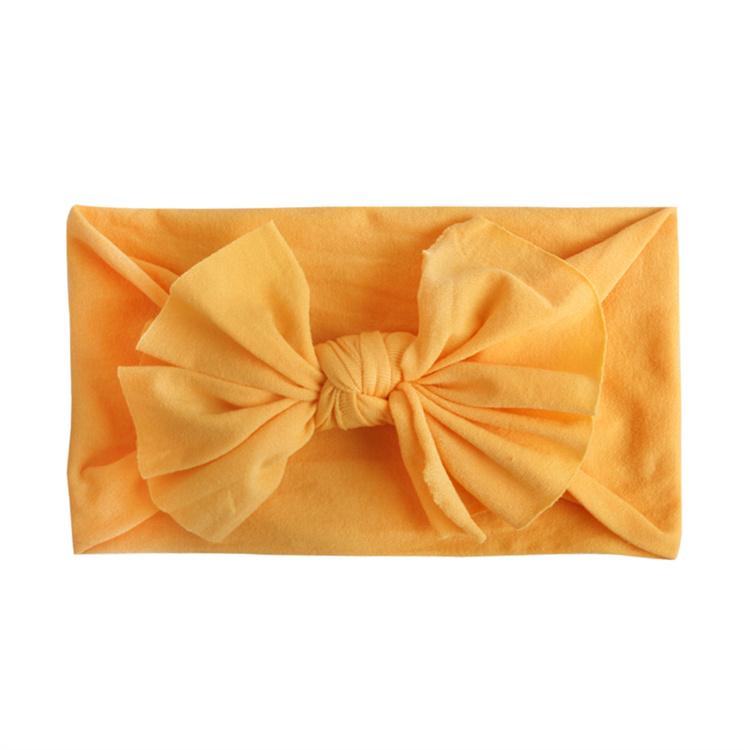 Nuovissimi Accessori Cerchietto per Bambino Morbido Confortevole Cerchietto con Fiocco in Nylon Dolci Cerchietti per Bambino
