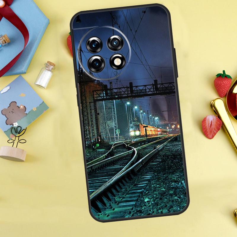 

Train Rail Sunlight Case For OnePlus 13T 13R 12 12R 15 13 11 10 10T 8T Nord CE 2 3 4 Lite N20 N30 Nord 5 Cover OnePlus 12