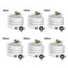 80-500cm Length Flexible Braided Hose PVC Kitchen Bathroom Plumbin Durable Plumbing Hose
