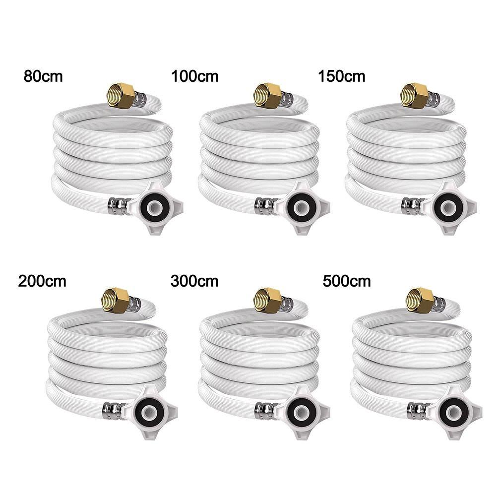 80-500cm Length Flexible Braided Hose PVC Kitchen Bathroom Plumbin Durable Plumbing Hose