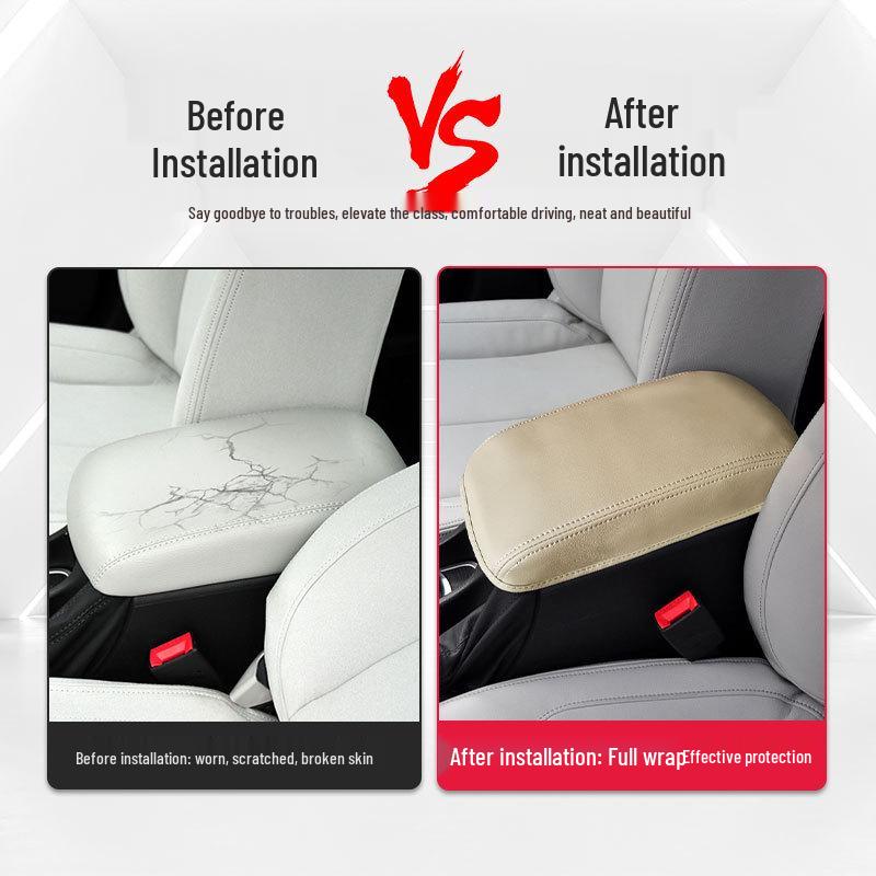 Zhonghua H530 Armrest Cover: Leather Pad for 2011-2017 Interior Modification