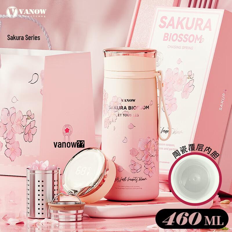 Vanow Smart Insulated Water Bottle for Women 460ml