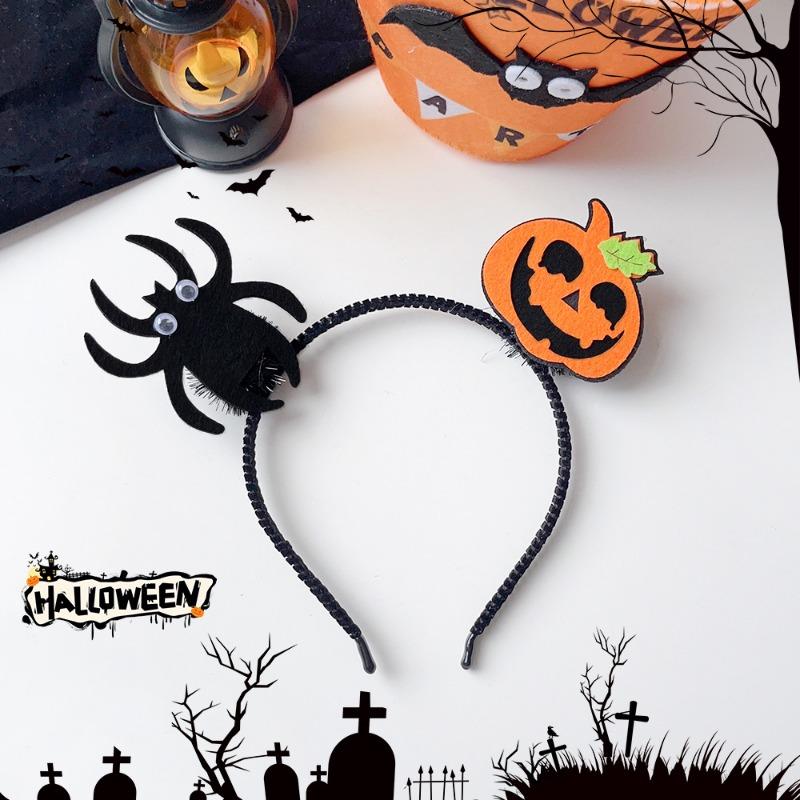 Halloween Funny Pumpkin Ghost Bat Side Clip Top Clip Festive Atmosphere Hair Accessory