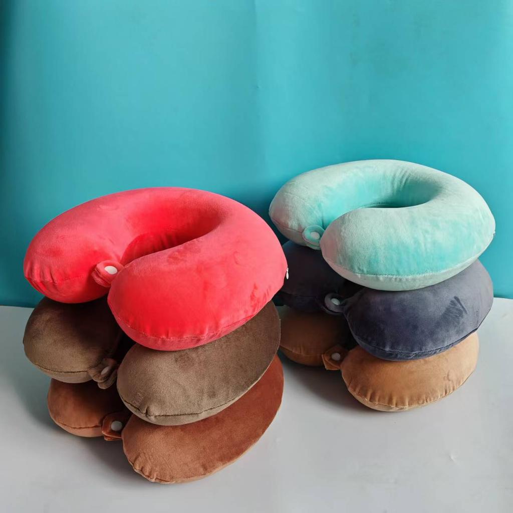 Four-sided Elastic U-shaped Pillow Memory Foam Travel Aircraft Neck Protection Pillow Elastic Super Soft U-shaped Pillow