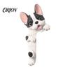Easy Install Switch Cover 3D French Bulldog Resin Light Cover, Cute Cartoon Dog Wall Socket Decorative Plate Sticker Decor, Self-Adhesive Animal