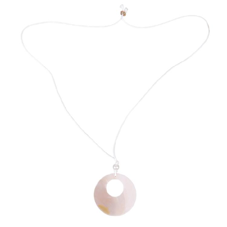 

Choker Lucky-Fortune Clacicle Chain Unique Shell Necklace Valentines Gift 1