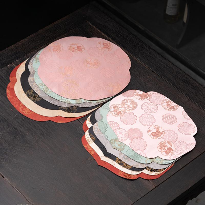 New Chinese Style Tea Mat Retro Table Cloth Towel Brocade Waterproof Anti-scalding Absorbent Tea Table Mat Teapot Teacup Mat