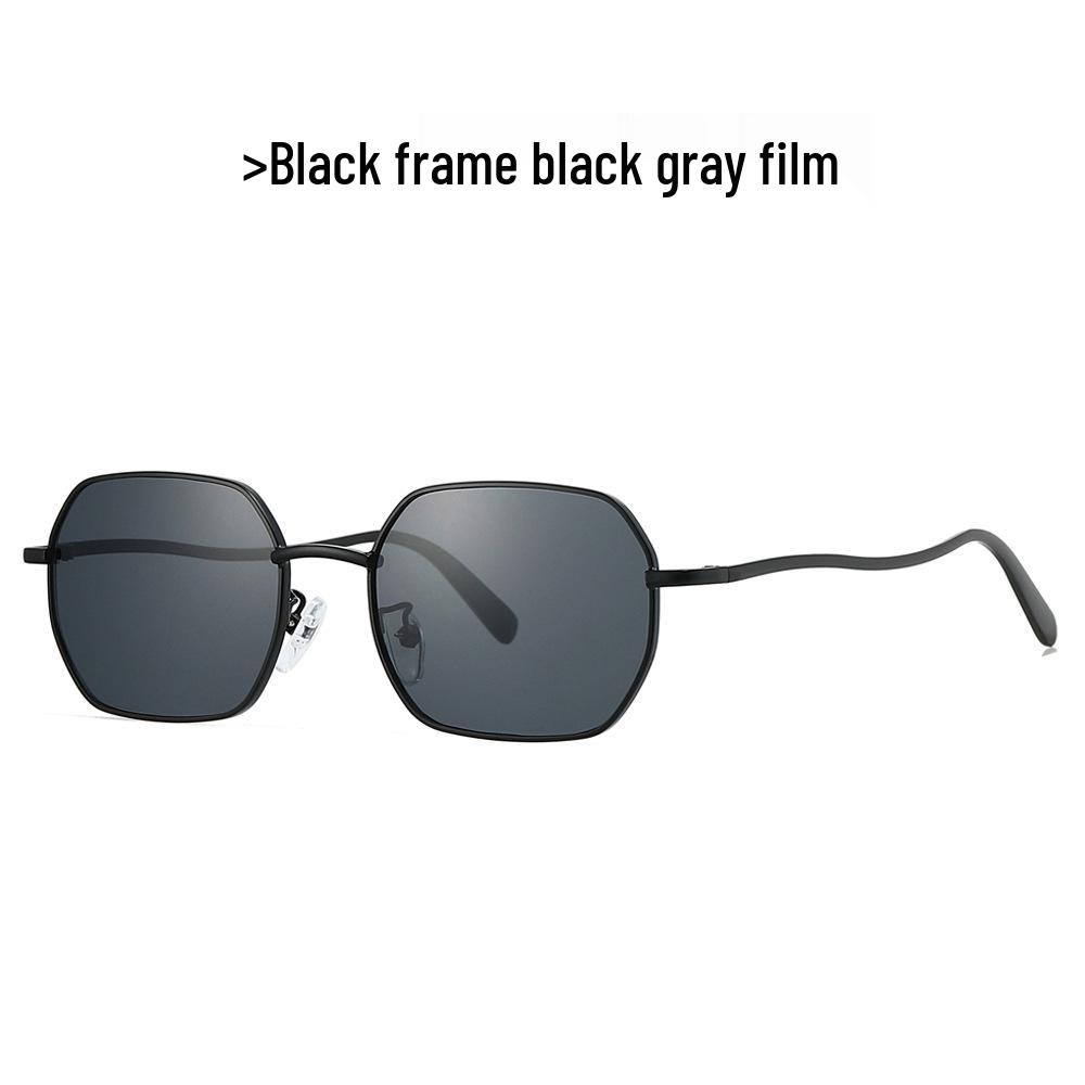 Polygonal Street Style Metal Sunglasses 9650: Classic European & American Fashion Shades