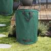 Bolsa de Residuos de Jardín de 272/500L con Tapa Cubo Plegable para Recolección de Hojas Bolsa de Almacenamiento Reutilizable para Hojas Caídas en Exteriores