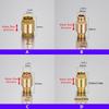 Heavy Duty 6 Inch Vertical Mount Brass Check Valves With Thickened Body For High Pressure Systems Plumbing Applications