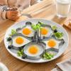 Kitchen Utensils for Breakfast 3 Pcs Stainless Steel Egg Rings, Non-stick Fried Moulds, Round/Star/Flower/Heart/Mouse Home Tools Shaped Ring Mold Eggs