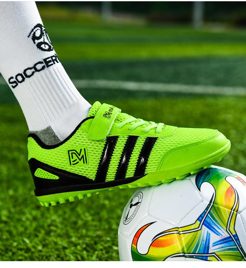 Football Shoes Children's Broken Nails Men's and Women's Sports Football Shoes Broken Nails Primary School Students Indoor Football Game Training Shoe