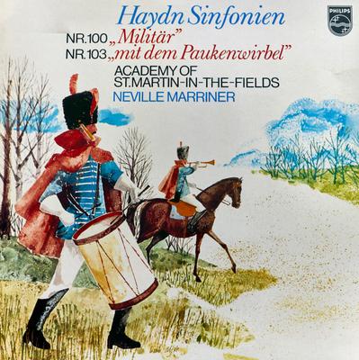 LP Record JOSEPH HAYDN, THE ACADEMY OF ST. MA - Haydn Symphonies ? No. 100 "Militar 9500255 Philips 1976 Netherland Classical Used