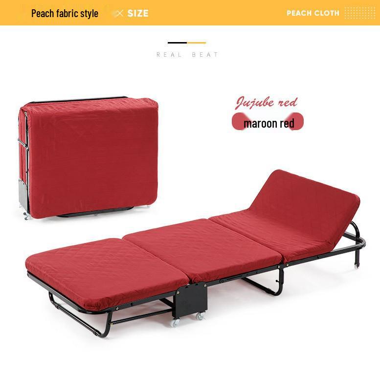 Thickened Sponge Folding Nap Bed - Portable Office, Household, or Hospital Use