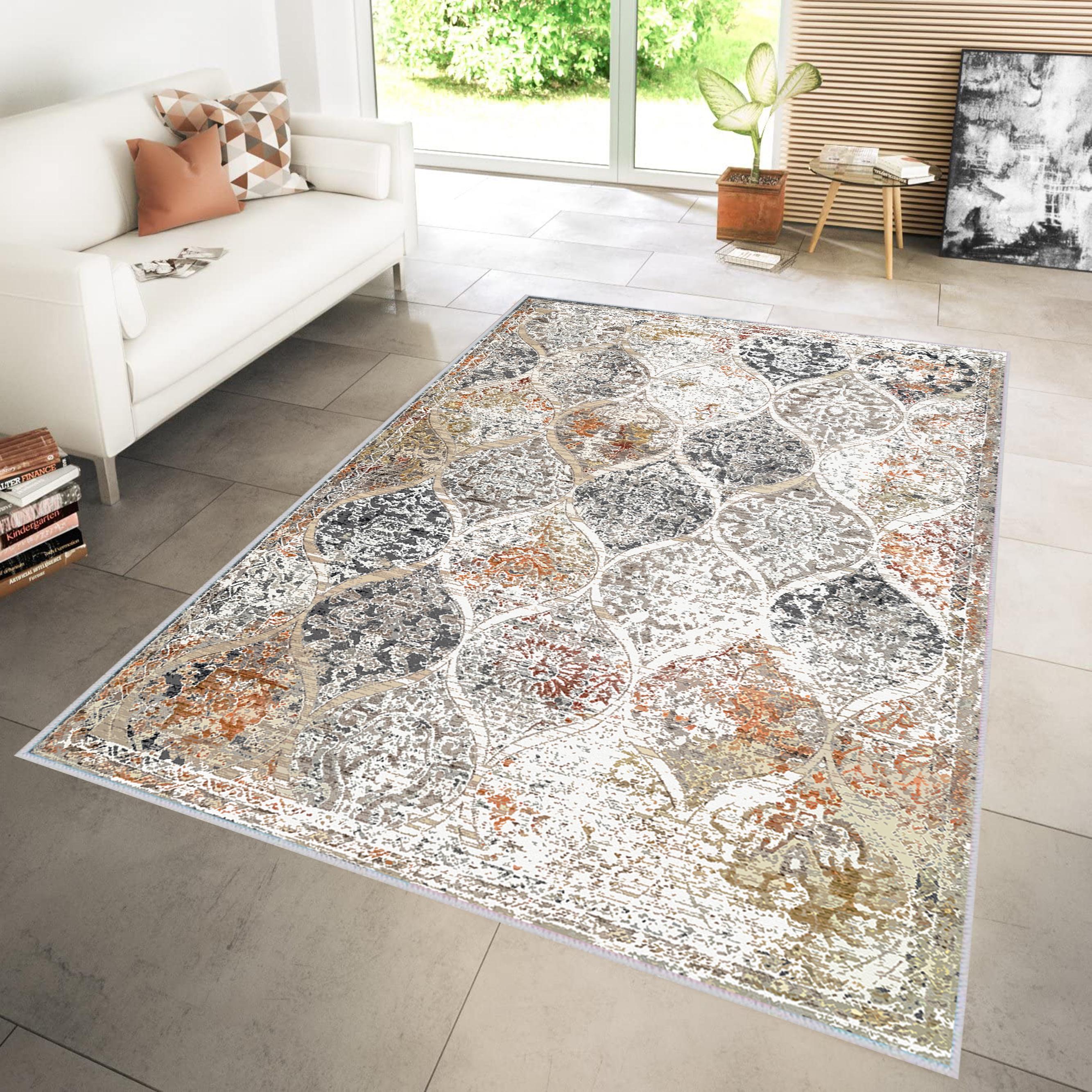 

Rovigo Home Моющийся ковер с набивным рисунком RVGHOME1115 50x80 бежевый