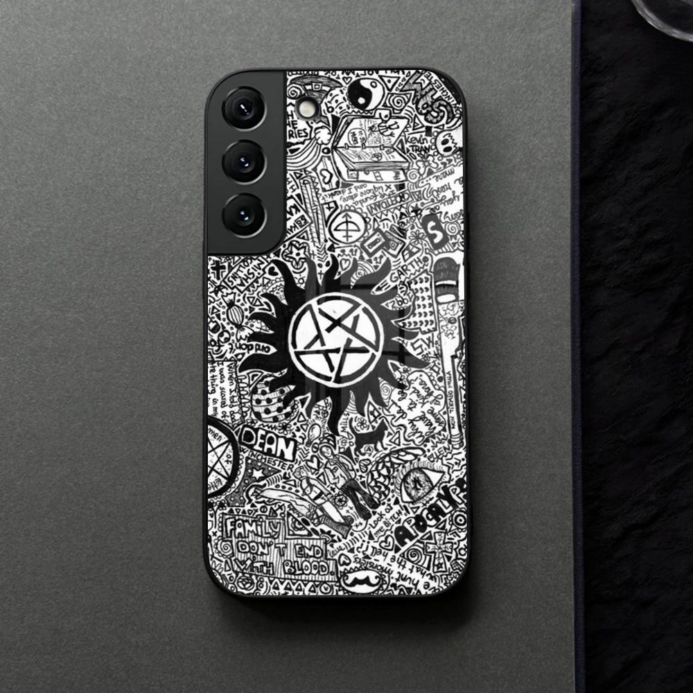 Carcasă de Telefon Supernatural Sticlă Pentru Samsung Galaxy S21 S26 S25 S22 S20 S24 S23 Ultra Fe Plus A16 A34 A54 A24 Coque