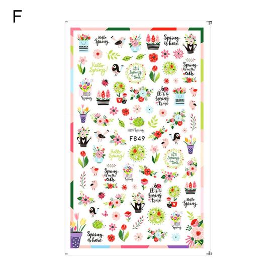 

Изысканное украшение для дизайна ногтей без клея F