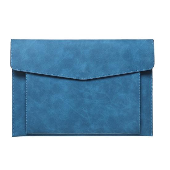 Document Bag A4 Envelope Folder Soft Faux Leather File Folder with Pen Insert