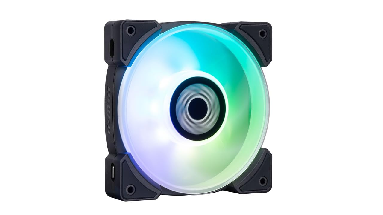 

IN WIN Cableless modular silent 120mm ARGB black Lynx LN120 fan, model, 3-pack, [IW-FN-LN120-3PK] чорний