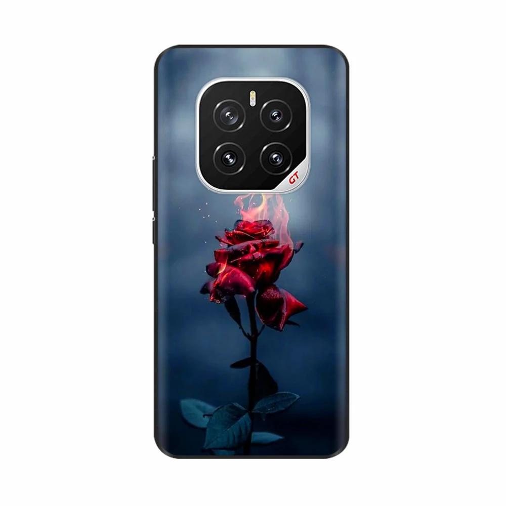 Painted Cover For Honor GT Pro Phone Case for HONOR GTPro Soft Black Silicone Back Cover Shockproof Protective Shell Para Hoesje