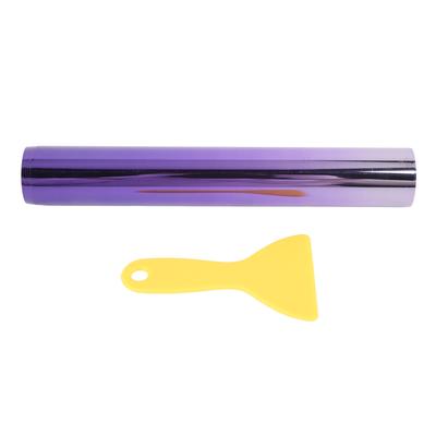 Pellicola Parasole per Auto Impermeabile Parabrezza Protezione UV Adesivi Fai da Te Universale per Veicolo Viola