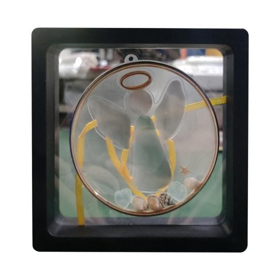 Sea Glass Nativity Christmas Ornament Beach-Inspired Hanging Ornament Nativity Christmas Tree Decoration for Xmas Tree Coastal Home Decor