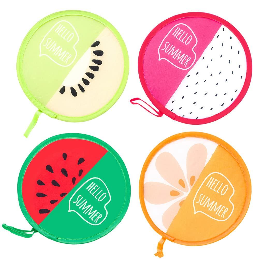 

MinniLove Складной Портативный Складной Микки Маус Милый Складывается для Хранения Легкий Идеально подходит для Спорта Фейерверков и Вечеринок Фруктовый Веер, Веер,