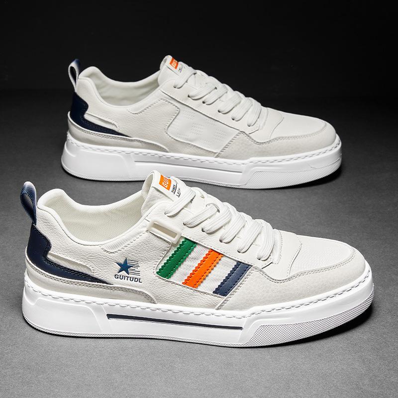 

Cold Sticky Quality Little White Shoes Student Skateboard Shoes Microfiber Breathable Sports Shoes Men S Shoes Running Basketball Shoes 39
